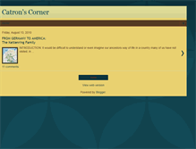 Tablet Screenshot of catronscorner.blogspot.com