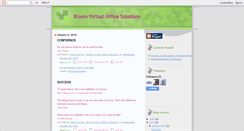 Desktop Screenshot of bloomvirtualofficesolutions.blogspot.com