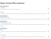 Tablet Screenshot of bloomvirtualofficesolutions.blogspot.com