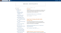 Desktop Screenshot of brideinsurance.blogspot.com