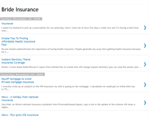 Tablet Screenshot of brideinsurance.blogspot.com