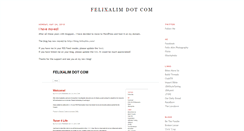 Desktop Screenshot of felixr.blogspot.com