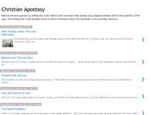 Tablet Screenshot of christianitynotchurchianity.blogspot.com