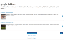 Tablet Screenshot of googletattoos.blogspot.com