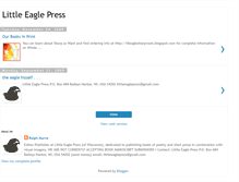 Tablet Screenshot of littleeaglepress.blogspot.com