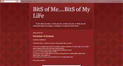 Desktop Screenshot of bitsofmebitsofmylife.blogspot.com