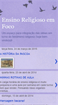 Mobile Screenshot of ensinoreligiosoemfoco.blogspot.com