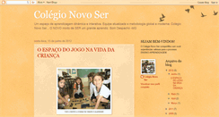 Desktop Screenshot of colegio-novoser.blogspot.com