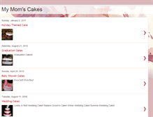 Tablet Screenshot of mymomscakes.blogspot.com