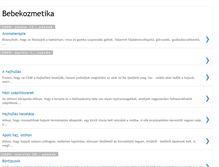 Tablet Screenshot of bebekozmetika.blogspot.com