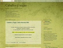 Tablet Screenshot of caballosysogas.blogspot.com