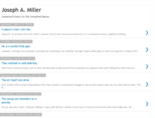 Tablet Screenshot of josephamiller.blogspot.com