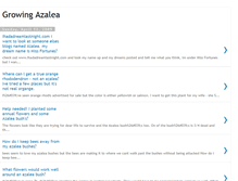 Tablet Screenshot of growing-azalea.blogspot.com