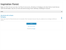 Tablet Screenshot of inspirationforest.blogspot.com