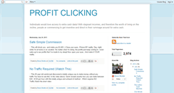 Desktop Screenshot of profitcliking101.blogspot.com