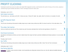 Tablet Screenshot of profitcliking101.blogspot.com