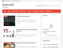 Tablet Screenshot of catatan607.blogspot.com