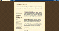 Desktop Screenshot of christianscholars.blogspot.com