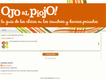 Tablet Screenshot of guiaojoalpiojo.blogspot.com