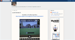 Desktop Screenshot of lockscreenapplication.blogspot.com