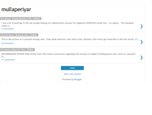 Tablet Screenshot of mullaperiyar.blogspot.com