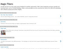 Tablet Screenshot of magic-fiber.blogspot.com