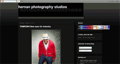 Desktop Screenshot of hernanphotographystudios.blogspot.com