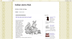 Desktop Screenshot of indianastrohub.blogspot.com