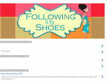 Tablet Screenshot of followinginmyshoes-love.blogspot.com