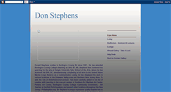 Desktop Screenshot of donstephens1.blogspot.com