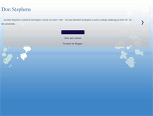 Tablet Screenshot of donstephens1.blogspot.com
