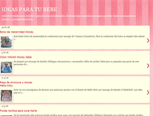 Tablet Screenshot of manualidadesbebe-monica.blogspot.com