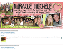 Tablet Screenshot of miraclemichele.blogspot.com