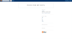 Desktop Screenshot of food-for-my-soul.blogspot.com