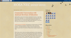 Desktop Screenshot of hosanec2010-2011.blogspot.com