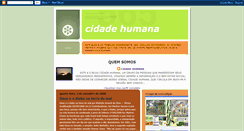 Desktop Screenshot of cidadehumana.blogspot.com