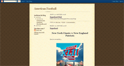 Desktop Screenshot of americanfootballesiee.blogspot.com