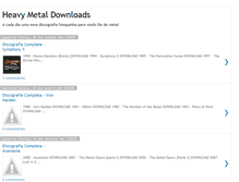 Tablet Screenshot of heavy-metaldownloads.blogspot.com