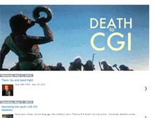 Tablet Screenshot of deathtocgi.blogspot.com