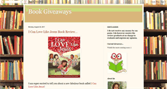 Desktop Screenshot of bookgiveaways.blogspot.com