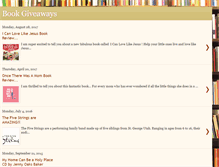 Tablet Screenshot of bookgiveaways.blogspot.com