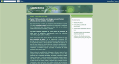 Desktop Screenshot of ecomedicina.blogspot.com