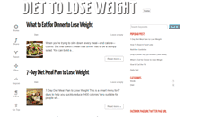 Desktop Screenshot of diet-to-lose-weight.blogspot.com