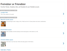 Tablet Screenshot of freindsters.blogspot.com