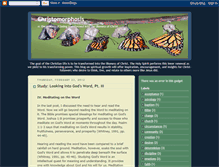 Tablet Screenshot of christomorphosis.blogspot.com