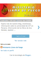 Mobile Screenshot of ministeriollamadefuego.blogspot.com