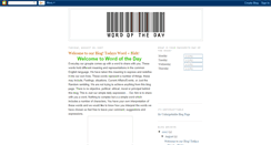 Desktop Screenshot of dayoftheword.blogspot.com