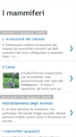 Mobile Screenshot of mammifericalasanzio.blogspot.com