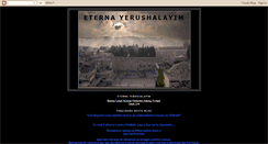 Desktop Screenshot of eternayerushalaim.blogspot.com