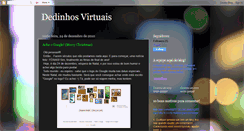 Desktop Screenshot of dedinhosvirtuais.blogspot.com